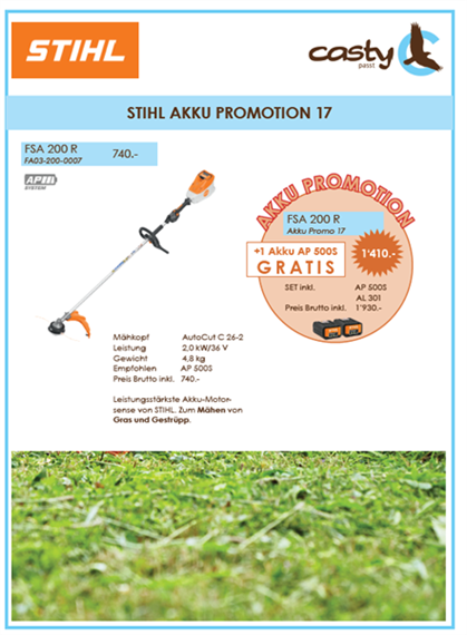 STIHL FSA 200 R SET