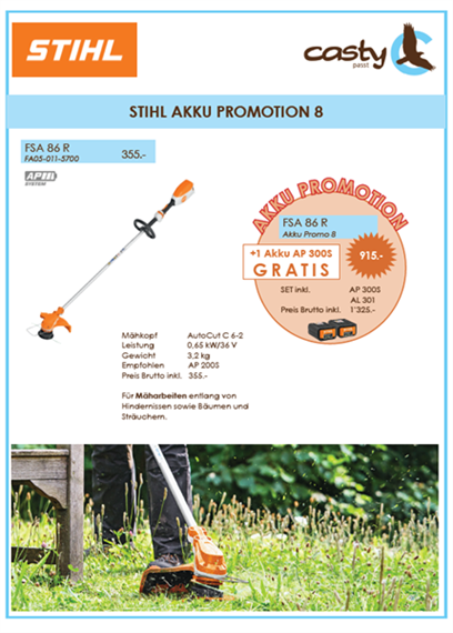 STIHL FSA 86 R SET