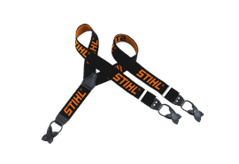 STIHL Hosenträger schwarz, für Knöpfe, Länge 130 cm