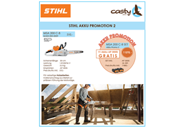 STIHL MSA 200 C-B, Schwert 30 cm SET