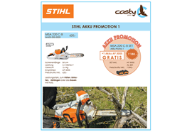 STIHL MSA 220 C-B, Schwert 35 cm SET