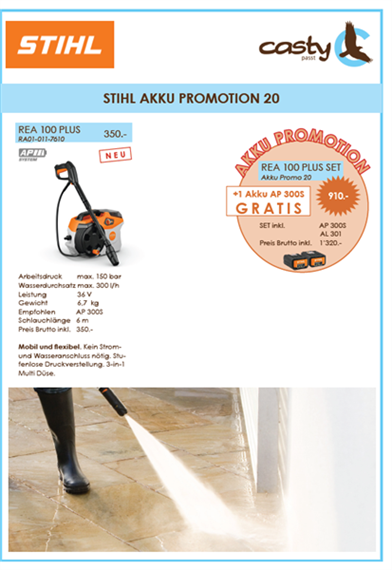 STIHL REA 100 PLUS SET