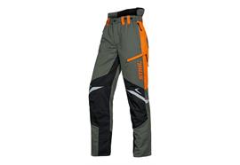 Stihl Schnittschutz Bundhose FUNCTION ERGO, olivgrün/orange - Grösse 3XL