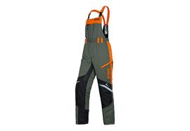 Stihl Schnittschutz Latzhose FUNCTION ERGO, olivgrün/orange - Grösse 3XL