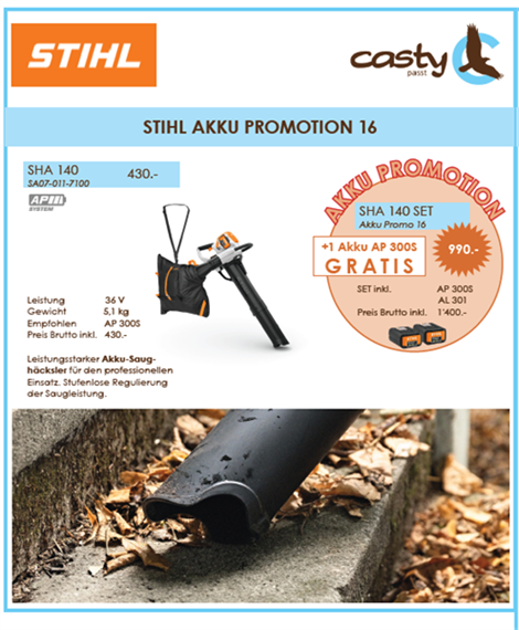 STIHL SHA 140 SET