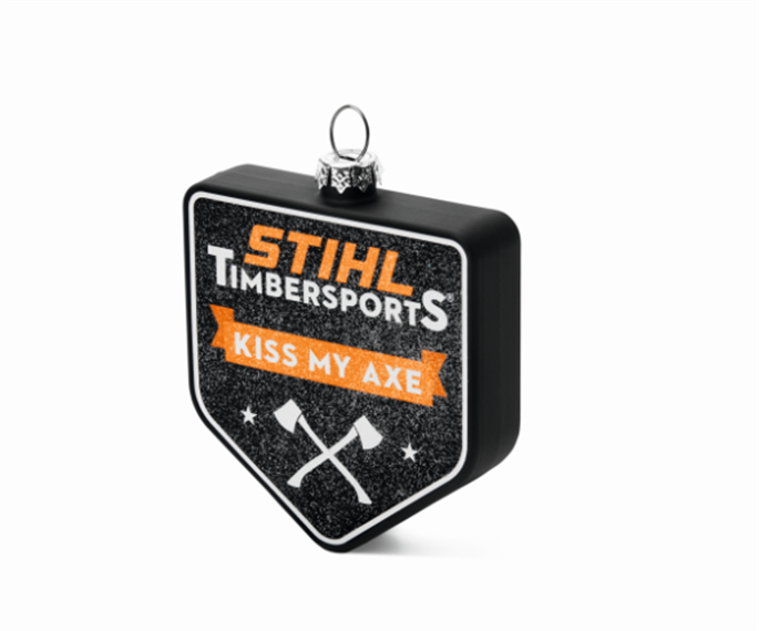 STIHL Weihnachtsbaumkugel KISS MY AXE