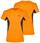 ZOTTA AMBIT Men Shirt, orange/schwarz - Grösse 3XL
