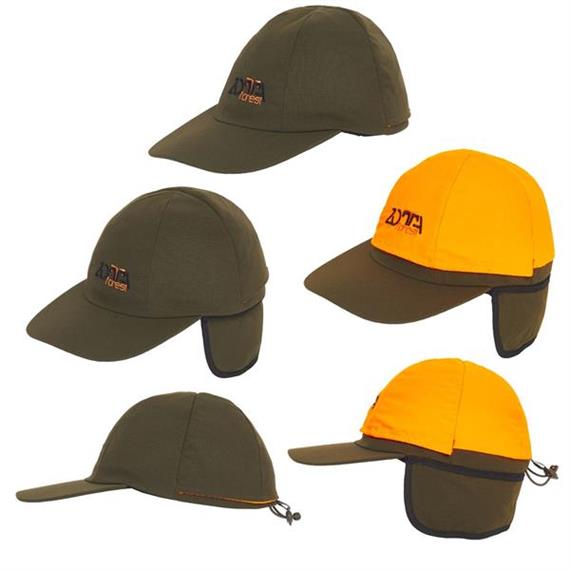ZOTTA FRONT Cap, wendbar grün/orange - Grösse S-M