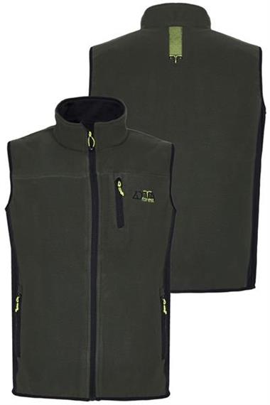 ZOTTA PERU Men Fleeweste, Waldgrün - Grösse 4XL