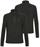 ZOTTA TEMPUS Men Half Zip Fleecejacke, Waldgrün - Grösse S
