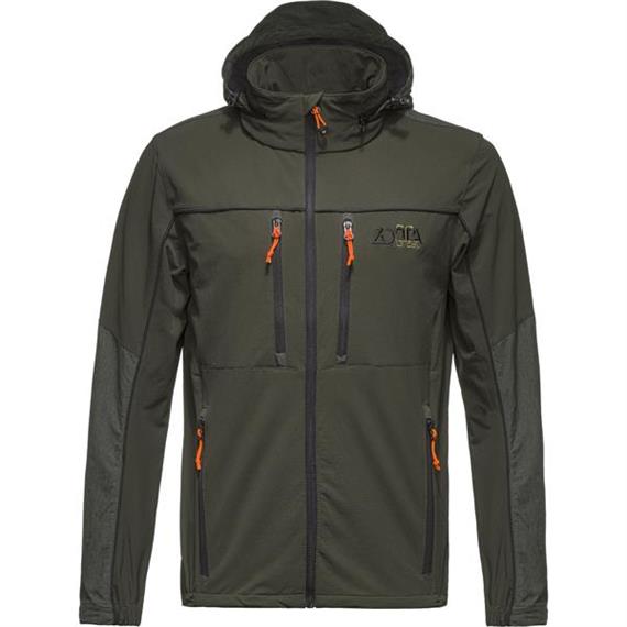 ZOTTA YORK Men Softshell Jacke, Waldgrün - Grösse L